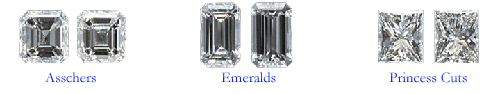3 Stone Rings - Side Diamonds